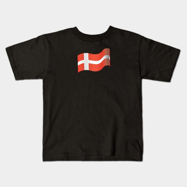 Denmark Kids T-Shirt by traditionation